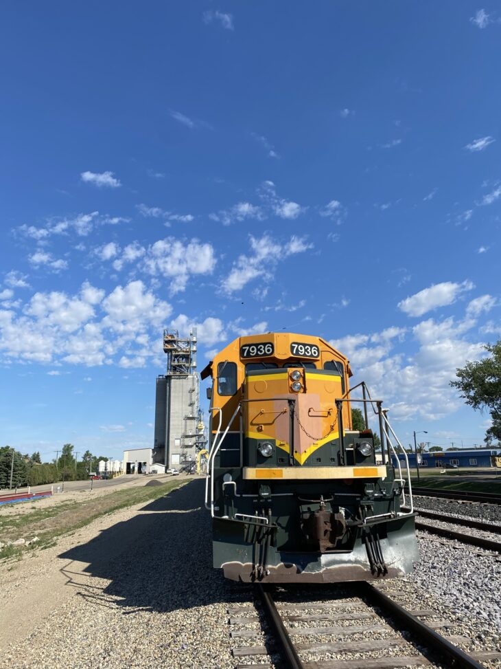 train on tracks