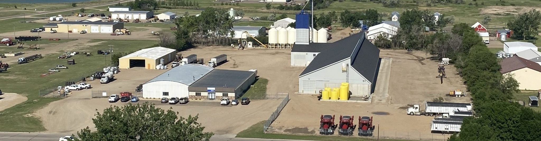 aerial image of a CHS Garrison location
