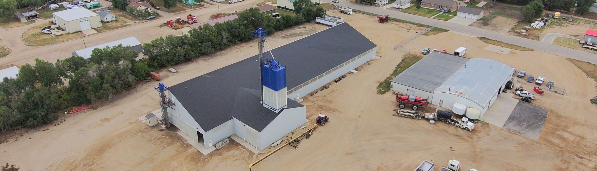 Aerial image of the CHS Garrison agronomy location.